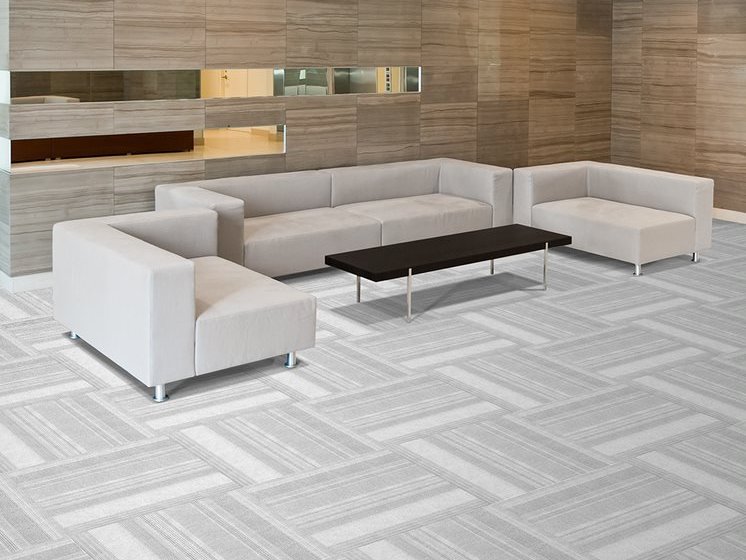 Are carpet tiles suitable in a commercial environment?